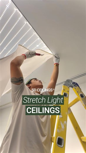 Stretch Ceilings & Lighting | SD CEILINGS® UAE 🇦🇪 on Instagram: "The latest trend in lighting design — stretch light ceilings. Architects and designers now replace traditional fixtures with seamless luminous ceilings that spread soft, even light across the room. Ideal for offices, meeting rooms, and co-working spaces — modern, functional, and stylish. ⠀ 📞 +971 52 825 8866 📧 sales@sdceilings.com ⠀ #StretchLightCeiling #LightingDesignDubai #OfficeCeiling #MeetingRoo