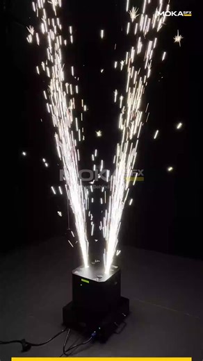 Double sparks. Full rotation. Pure energy. 🔥 MK-E18 Dual Spray Cold Spark Machine 2 holes spraying rotating DMX control Safe to touch sparks Perfect for drops & highlights. 📩 DM us for details #lightshow #coldsparklers #coldsparks #ProductionDesign #manufacturer