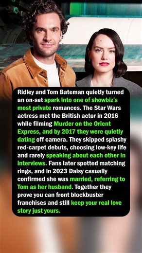 Daisy Ridley & Tom Bateman’s Super-Private Romance