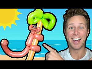 Balloon Monkey & Palm Tree - Balloon Twisting Tutorial (How to Make)
