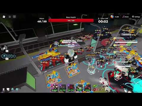 Roblox Tower Defense Simulator Hardcore (Full Gameplay)