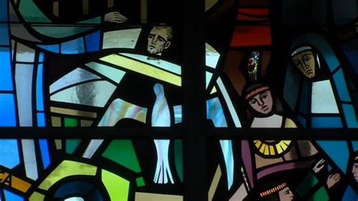 12K views · 172 reactions | Nestled in the rolling hills near Marvin, South Dakota is Blue Cloud Abbey. Founded in 1950 to take over communities the commitment to the Native American people of the two Dakotas. The stained glass windows showcase the work and mission of the Benedictine Monks who called the abbey home. | SDPB | Facebook