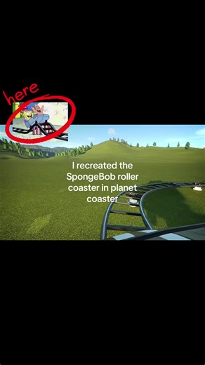 This was very scary to build, my hands were sweating while I was making this #rollercoasters #spongebob #bobesponja #planetcoaster