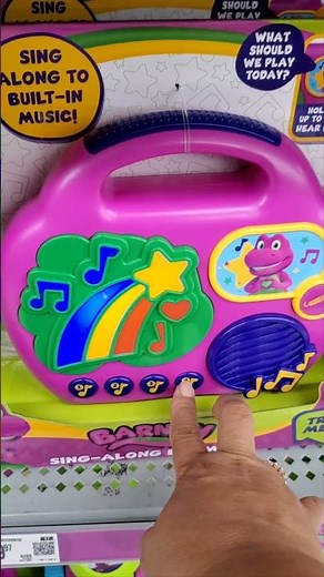 WOW! AMAZING! SING-ALONG BOOMBOX BARNEY! #asmr #amazing #barneys #toys #short #viral #trending