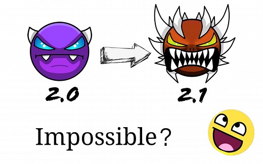 [几何冲刺]真正的已被rate了的Impossible Demon！不hack无法通关！ Geometry Dash 2.113