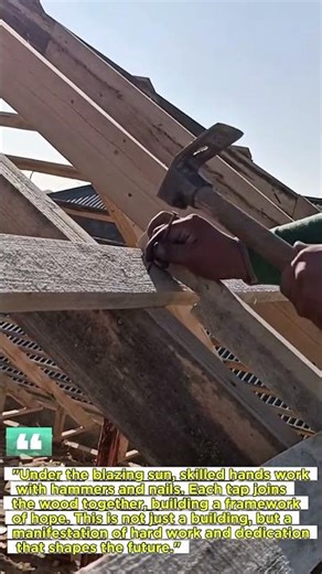 Frame Structure Formation Process: Installation and Binding Techniques.