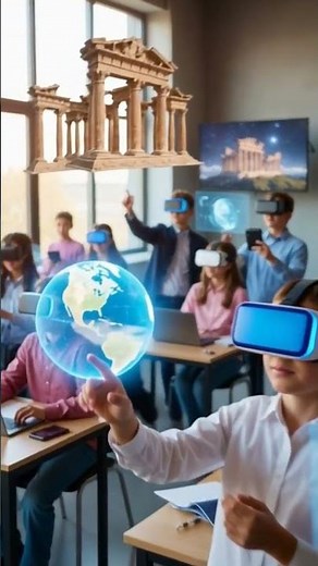 The way students will learn to use VR and AR technologies in the future