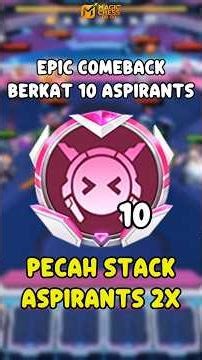 EPIC COMEBACK JADI 10 ASPIRANTS #MagicChessGoGo #MCGGIDCreators