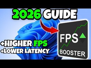 The ULTIMATE PC Tweak Guide for 2026 (FPS Boost, Lower Latency)
