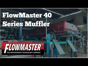 FlowMaster 40 Series Muffler Install - 1994 Chevy Cheyenne C/1500 Truck with 4.3L V6 Engine