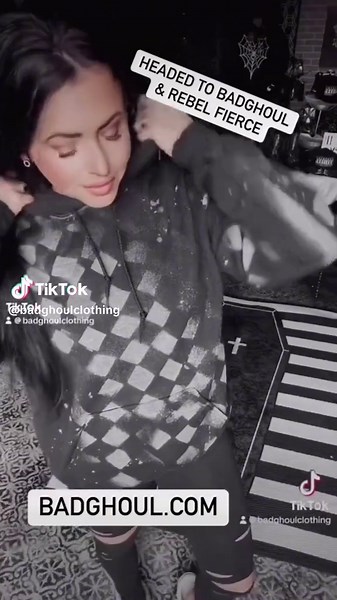 Original Checkered Hoodie: Shop Small and Support Alt Culture