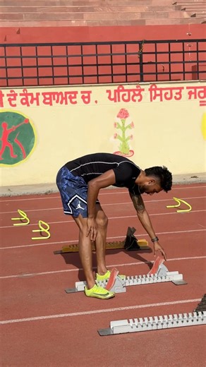 Block start🚨 #sprinter #athletics #video #trending #shorts #viral #100m #blockstart #speedrun