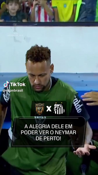 Viu o Neymar e abriu um sorrisão! 🎥: @sudamericanabr Assista a Recoleta x Santos AO VIVO pela ESPN no Plano Premium do #DisneyPlus! #SulAmericanaNaESPN #santos #neymar #tiktokesportes