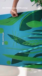 Colours, oh colours - If you haven’t seen my latest tutorial and if you’re looking for easy creative project, you can still find it on my YT Mii paintings /down in the comment[ where I show everything in my detailed painting tutorial. #art #artist #painting #abstract #colours #stencils #colourful #floral #miipaintings | Mii.paintings