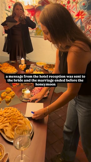 Best Wedding videographer (Sam Kudria) on Instagram: "Segment “Subscriber Stories”. The wedding went beautifully. No drama. No suspicions. Everyone relaxed. Morning after the wedding. Hotel room. Honeymoon suite. The bride is in the shower. Her phone is on the nightstand. A notification lights up. Message from reception. If you think accidental messages don’t matter — follow @sam.kudria. Sometimes they change everything. The text is polite and short: “Good morning! This is a reminder that check-