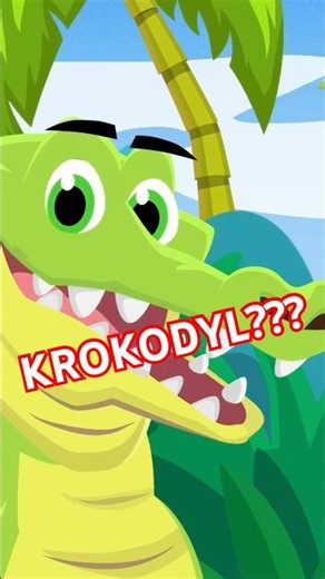 JAK MÓWI KROKODYL? 🐊🤔 Śpiewające Brzdące - Piosenki dla dzieci #piosenkidladzieci #shorts