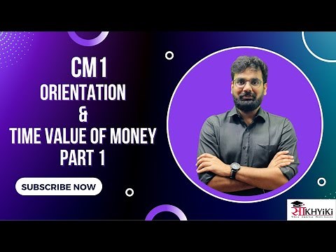 CM1 Actuarial Mathematics | Class 1 | Orientation and Time value of Money | Part 1