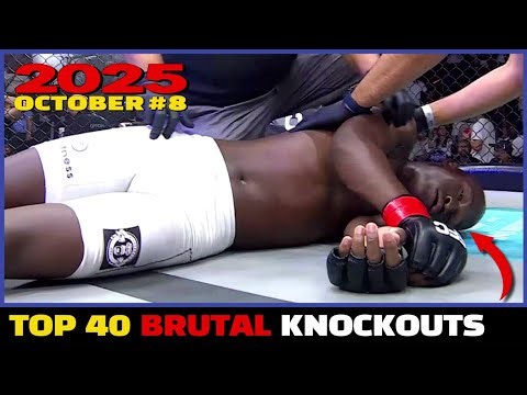Top 40 Brutal KO集 | October 2025 #8 (MMA•Muay Thai•Boxing•Kickboxen)