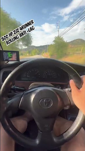 500hp 2jz swapped 4runner rolling anti lag pull #2jz