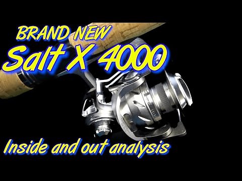 Tsunami Salt X 4000 - Compact Fully Sealed saltwater Spinner - Detailed inside and out