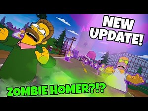 ZOMBIE HOMER in fortnite is CRAZY! (New Update)