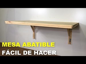 Easy to Make Wooden Folding Table Step by Step
