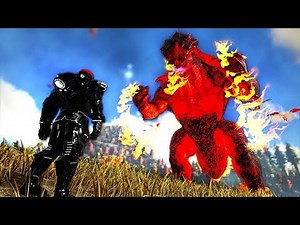The Fire Colossus is ENORMOUS! | ARK Primal Fear/Prometheus #80