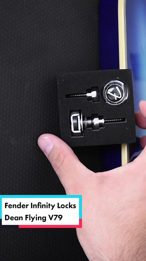 Instalación de Fender Infinity Locks en Dean Flying V79