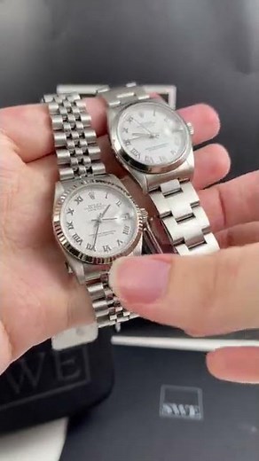 Rolex Datejust White Roman Dial Watches Review | SwissWatchExpo