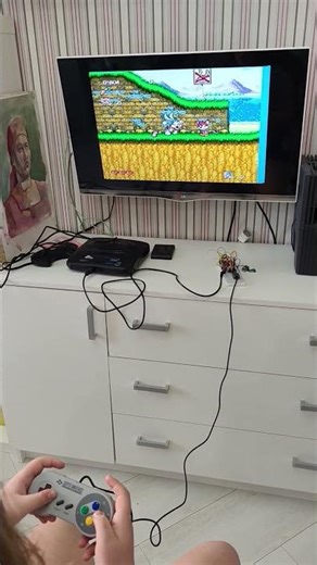 Подключаем геймпад SNES mini к приставке Сега Мегадрайв