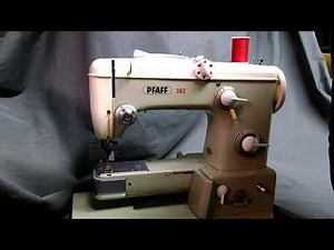 How to Thread Pfaff 360 362 230 332 338 Sewing Machine and Bobbin Case