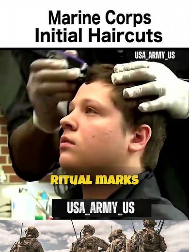 Marine Corps Initial Haircuts ...