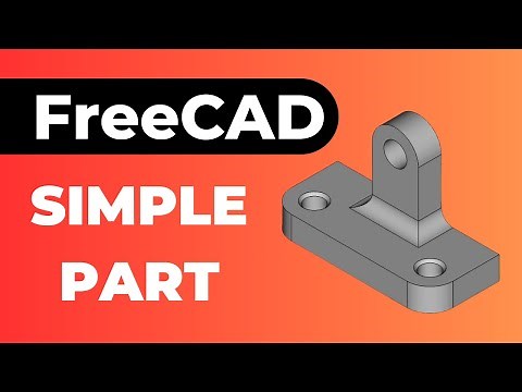 Example 3D Model for Learning FreeCAD