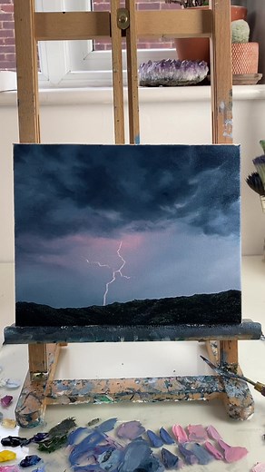 Comforting Dark Landscapes: Painting with a Gloomy Aesthetic