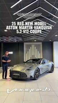 Sublime New Model Aston Martin Vanquish V12 in Titanium Grey with Quilted Oxford Tan/Brown Leather