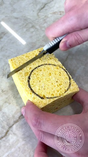 The Saturn! 🪐 A passion fruit gluten-free cheesecake in disguise! #amauryguichon #cakeoftiktok #learnontiktok #foryoupage