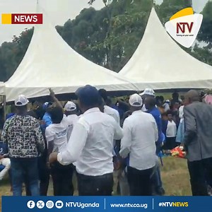 23K views · 430 reactions | Tensions erupted at the burial of former Bishop Stuart University Guild President and PFF aspirant Adios Denmark Beinomugisha, when mourners resisted a condolence message from Minister Jim Muhwezi. Beinomugisha died after falling down a staircase. #NTVNews : Cosline Nakahiira | NTV Uganda | Facebook