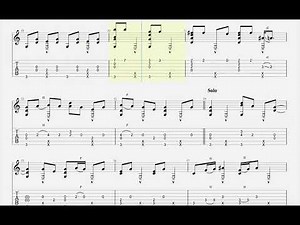 The Rolling Stones - Honky Tonk Woman - Fingerstyle Guitar TAB
