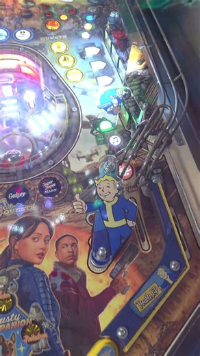 Fallout Pinball quick playfield view #fallout #Pinball #stern #sternpinball #arcade