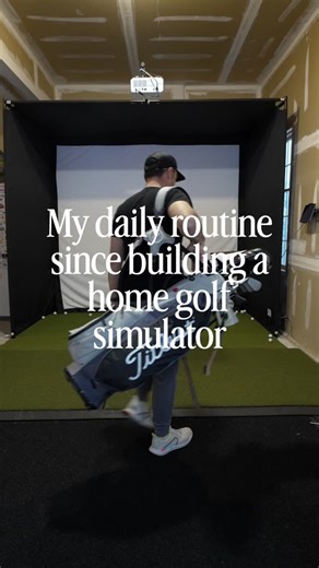 Home sim is a Game Changer! My setup ⬇️ @rapsodogolf MLM2PRO Launch Monitor @playbetter Enclosure @golfforeverprogram Fitness Training System @sportsboxai Swing Training #golf #golfer #golfsimulator #golfpractice #golflife | Golficity