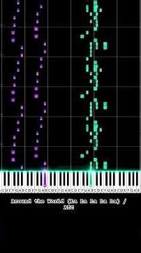 Around the World (La La La La La) / ATC 【Piano Tutorial 2/2】#piano