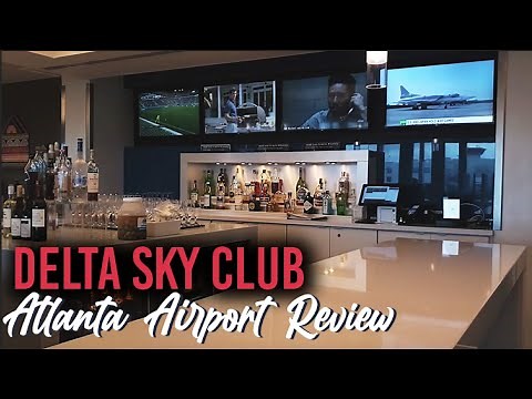 Delta Sky Club Atlanta F Concourse Review