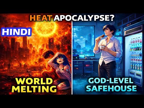 I Survived the Heat Apocalypse in a GOD-LEVEL Safehouse | Hindi | – #manhwa #manhua