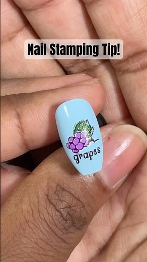 Layered nail stamping tip | clear jelly stamper