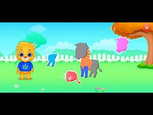 🦓 Zebra Mystery Shape Matching Puzzle - Puzzle Kids Jigsaw Puzzles Walkthrough