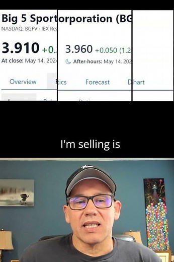 Why I'm Selling Big 5 Stock #BGFV
