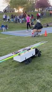 2.4M views · 7.4K reactions | The BEST thing I’ve seen at the Drake Relays today was at the throws field. A remote control car bringing javelins and other implements back to the throwers. And even better, the cars are manned by the Norwalk Robotic Club. America’s Athletic Classic is truly for everyone. | Michael Admire | Facebook