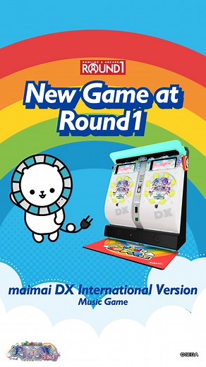 Round1 Bowling & Arcade on Instagram: "Get ready to groove! ️ Test your rhythm and feel the beat like never before! Come and play maimai DX International Version now available at Round1!  Click the link in our bio to find a Round1 near you! #Round1USA #round1 #maimai_USA #welovemaimaiDX"