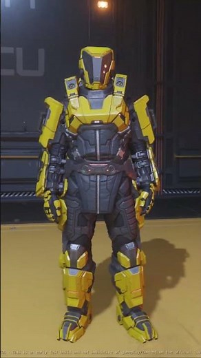 Star Citizen | Armor Showcase | Yellow Corbel Halcyon OMC Heavy Utility Armor | 4.3.1 PTU