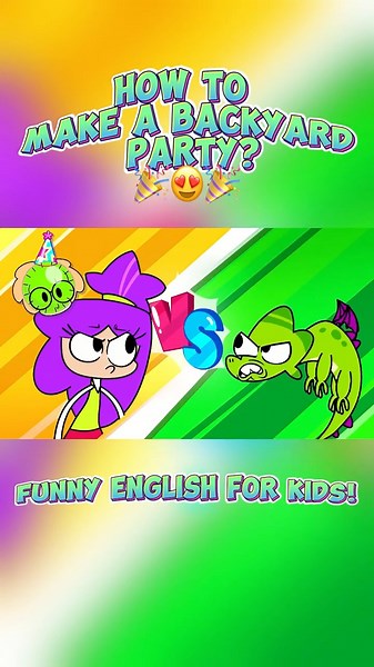 Backyard Party Planner! 🎈 Fun Family Teamwork #kids #cartoons